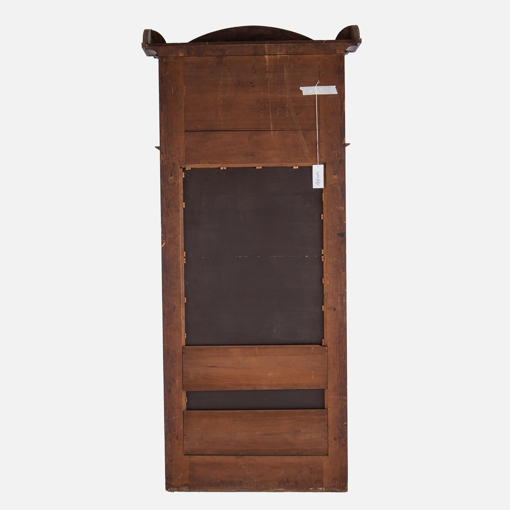 A Swedish Empire mirror and console table, first half of the 19th century.