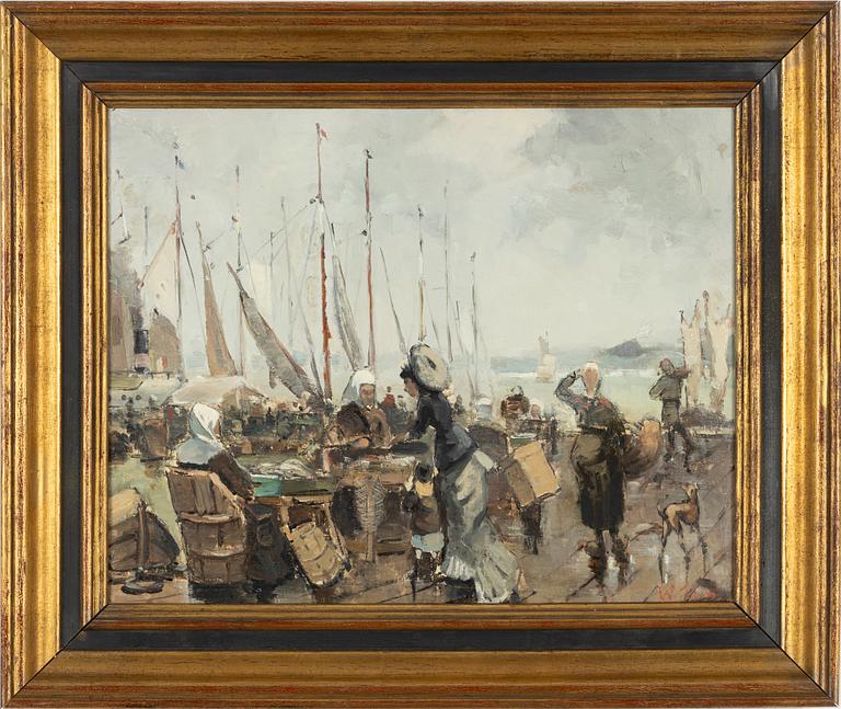 William Féron, Fiskehamn, Saint -Jouin, Normandie.