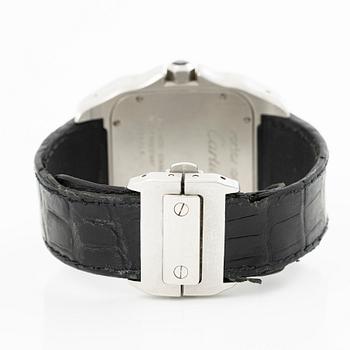 Cartier, Santos 100, wristwatch, 38 x 38 (51) mm.