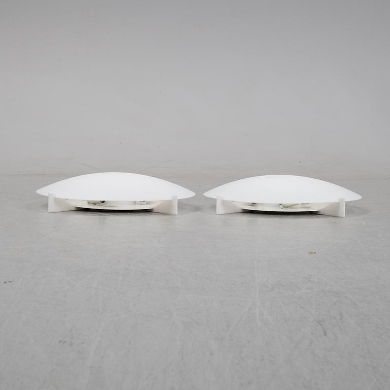 A pair of 'Plafo' ceiling lamps by Uno & Östern Kristiansson, Luxus, second half of the 20th century.