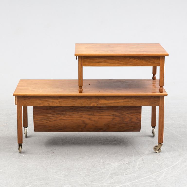 Josef Frank, a mahogany mid 20th century sewing table, Svenskt Tenn, Sweden, probably specially ordererd.