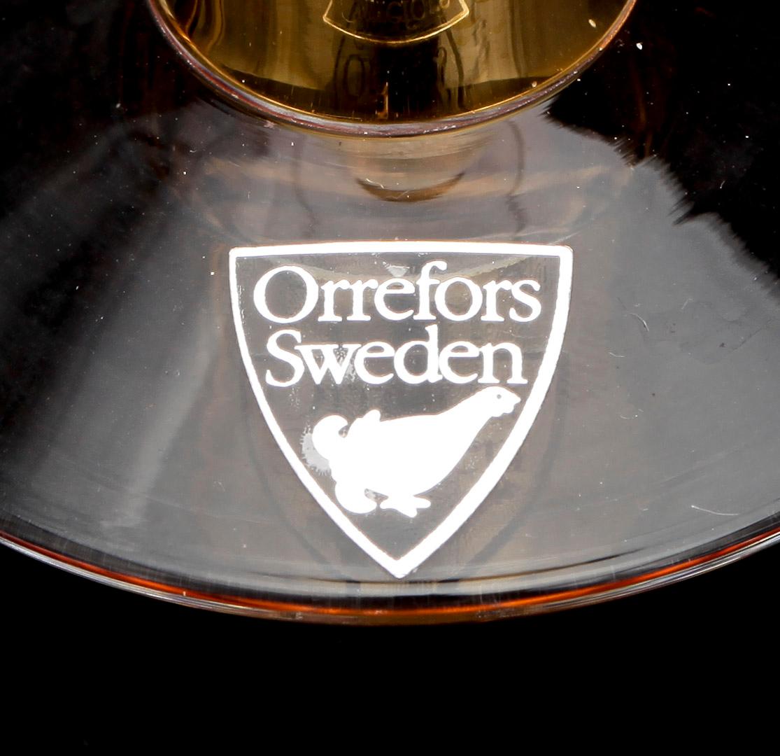 VINGLAS, 8+8 st, Nobel, Gunnar Cyrén Orrefors.