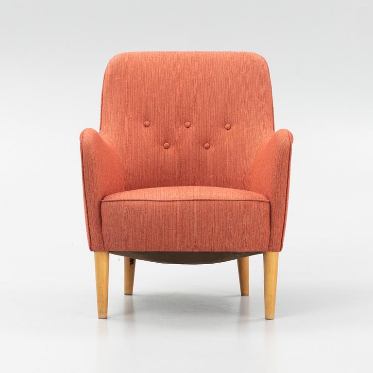 Carl Malmsten, a 'Konsert' easy chair, second part of the 20th Century.