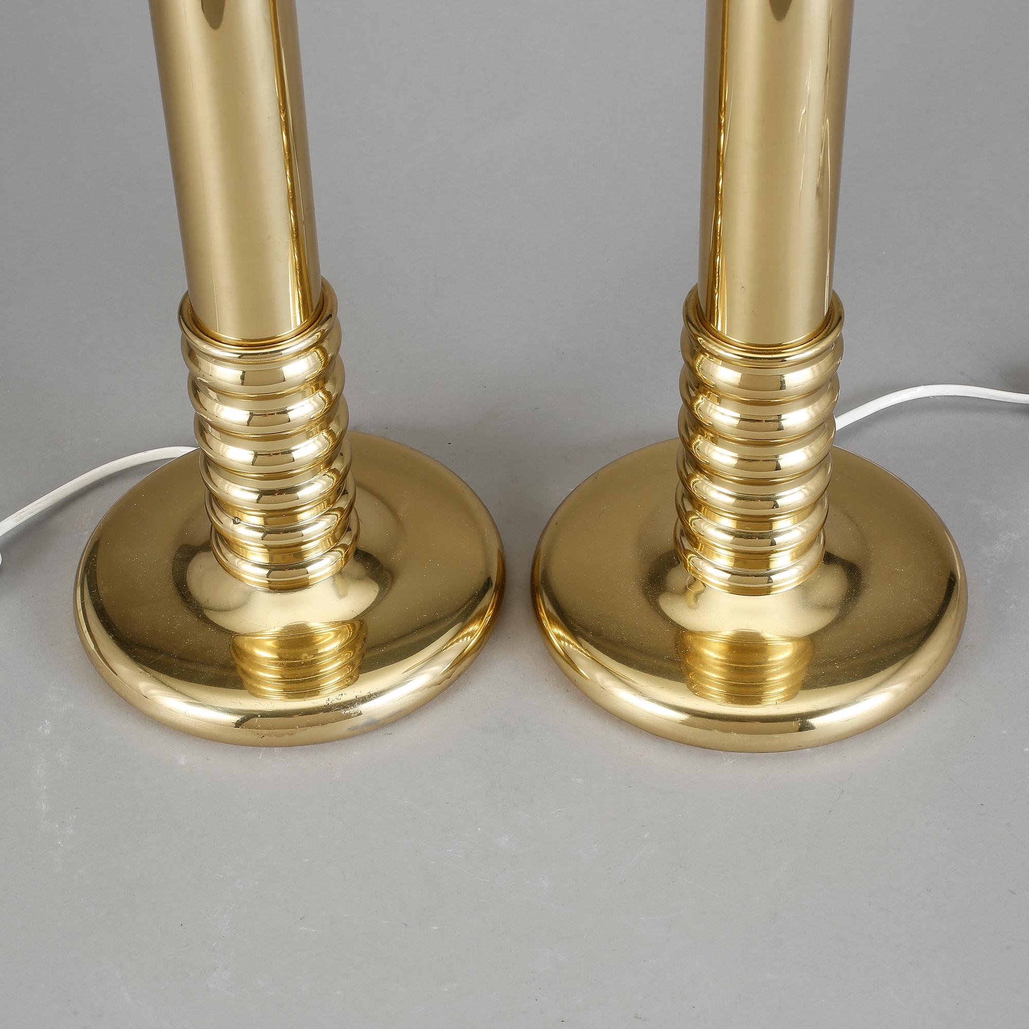 BORDSLAMPOR, ett par. 1960-70-tal.