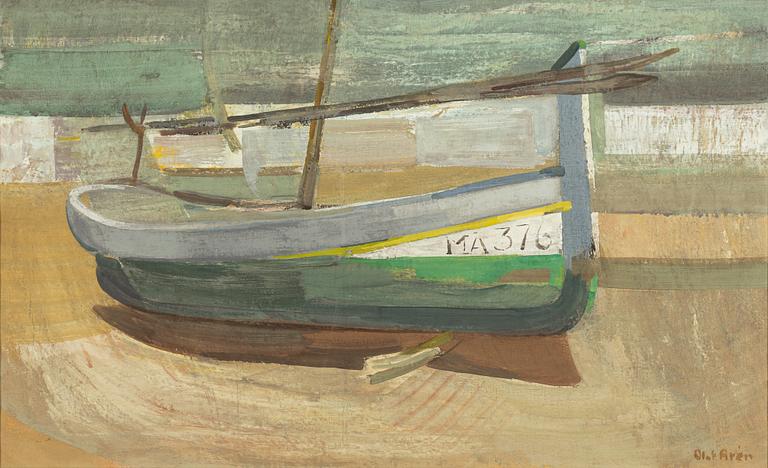 Olof Arén, Boat on the Beach.