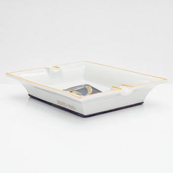 Hermès, ashtray, porcelain, Paris, France.