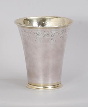 MINNESBÄGARE, silver, Stockholm 1952.