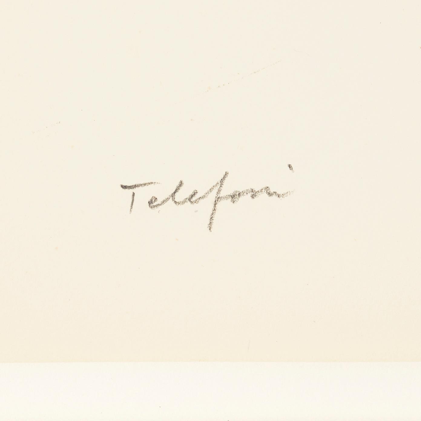 Olle Bonniér, lithograph in color, signed and numbered 39/90, dated 1948-49.