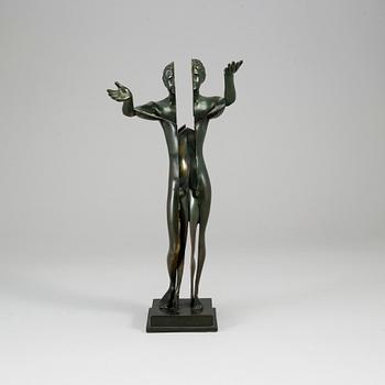 FERNANDEZ ARMAN, Sculpture. Bronze, signed, numbered, foundry mark.