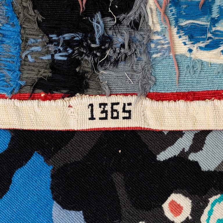 Lars Gynning, vävd tapet, gobelängteknik, ca 690 x 103 cm, signerad GYNNING Portalegre, Portugal.