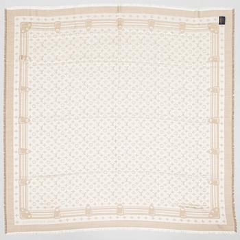Louis Vuitton, "Studdy Denim Monogram Shawl", huivi.
