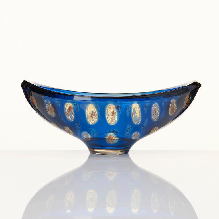 Sven Palmqvist, a "Ravenna" glass bowl, Orrefors 1963, nr 2209.