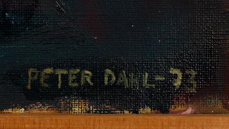 Peter Dahl, Pair against red background.