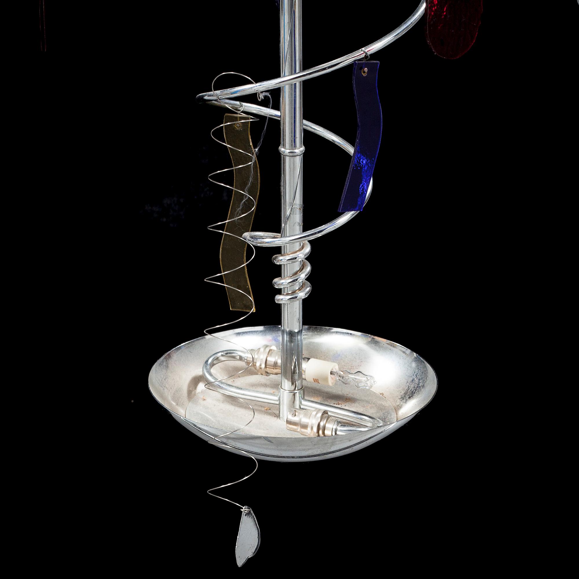 A late 20th century ceiling lamp, probably by Toni Cordero for Artemide, Italy.