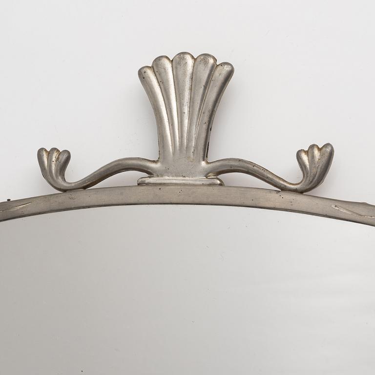 Mirror, pewter, Swedish Grace, Fabriksaktiebolaget Kronsilver, 1934.