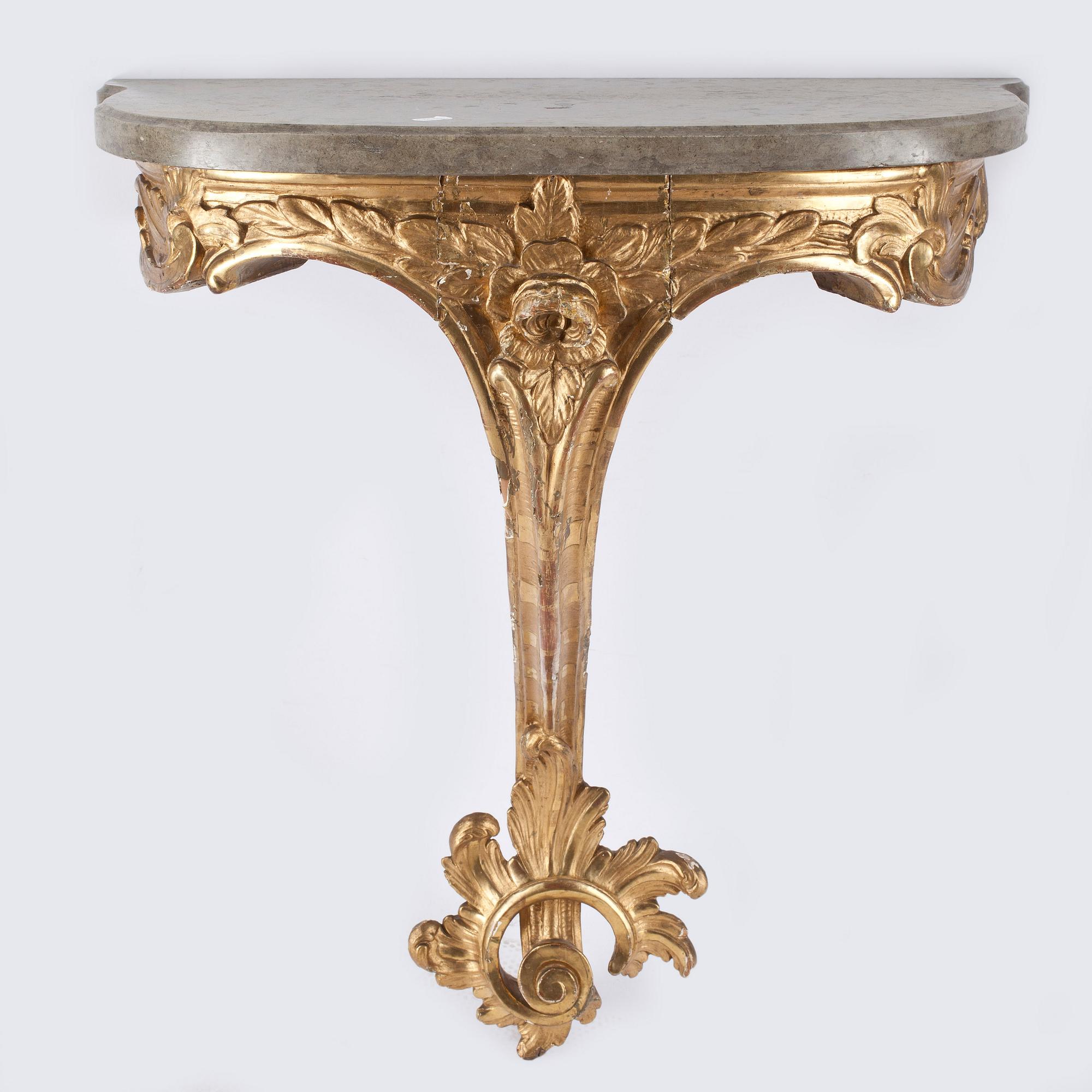 KONSOLBORD, rokoko, 1700-tal.