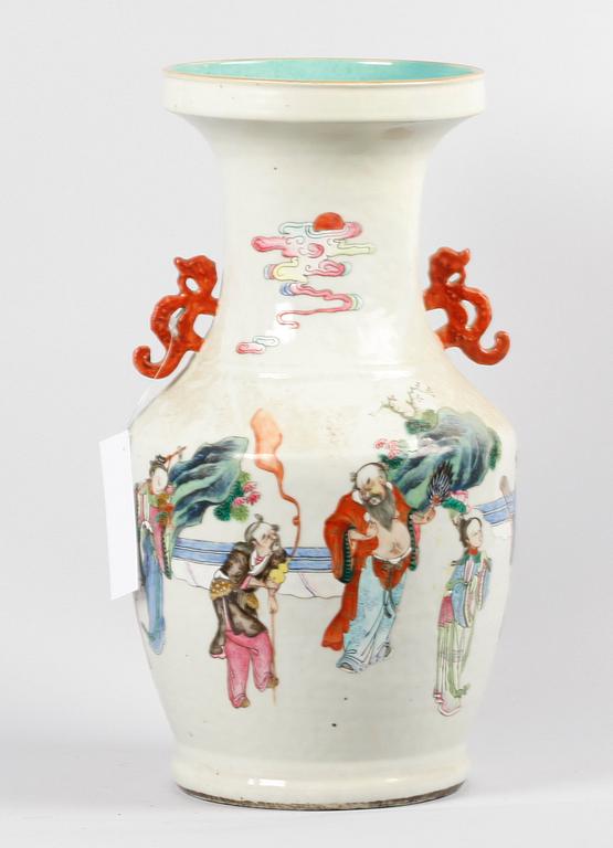 GOLVVAS, porslin, Kina, 1800/1900-tal.