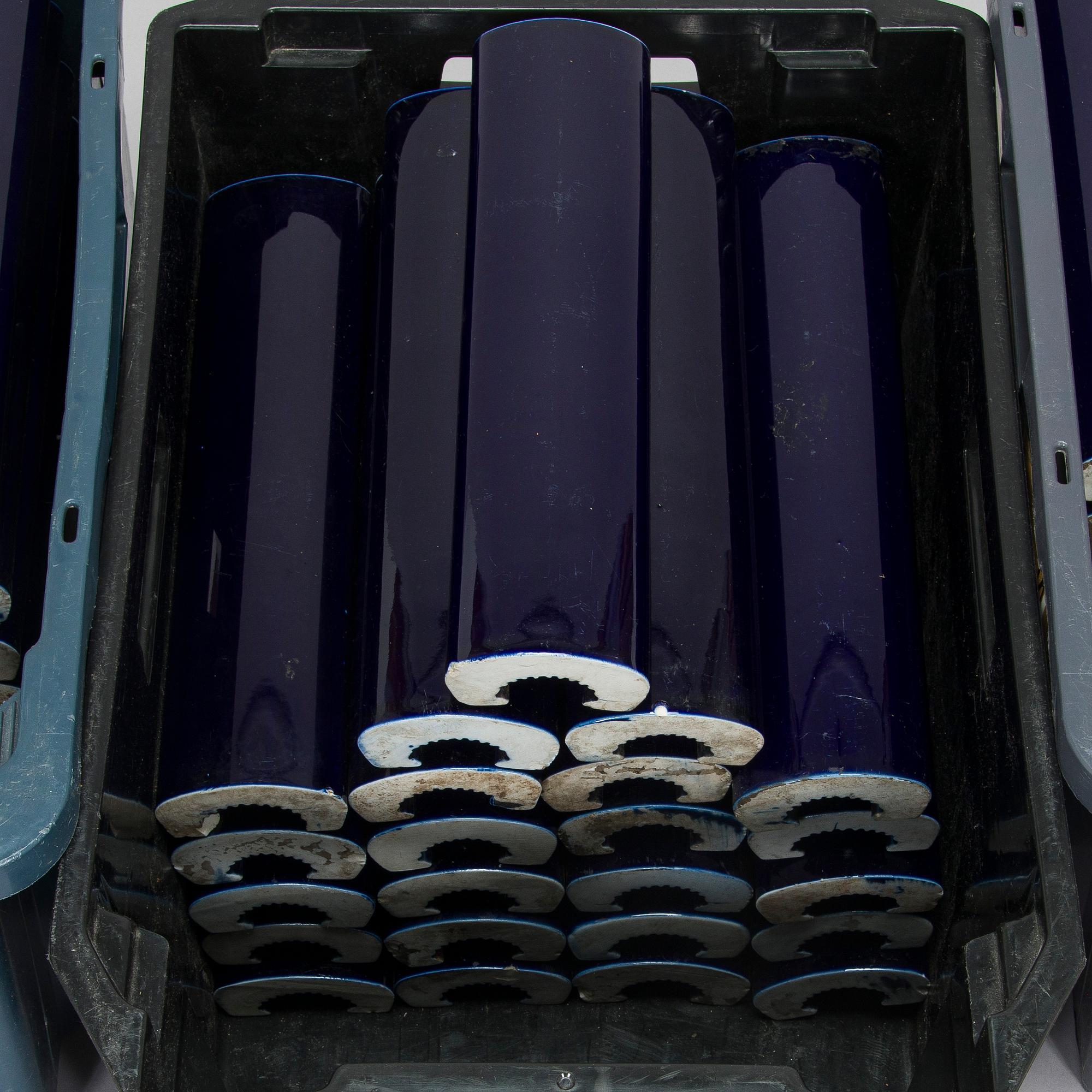 Alvar Aalto, kakel, 83 st, tillverkare Arabia 1950-talets mitt.