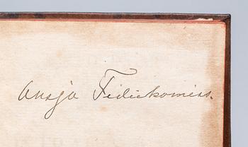 BOKVERK, 3 vol. "Sw: Wet: Academ: Intredes-Tal",1745-1768. Tyckt hos Lars Salvius, Stockholm.
