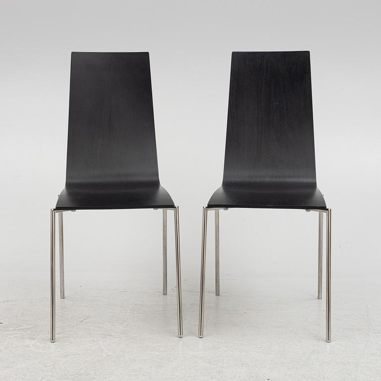 Mattias Ljunggren, six "Cobra" chairs, Källemo, Sweden.