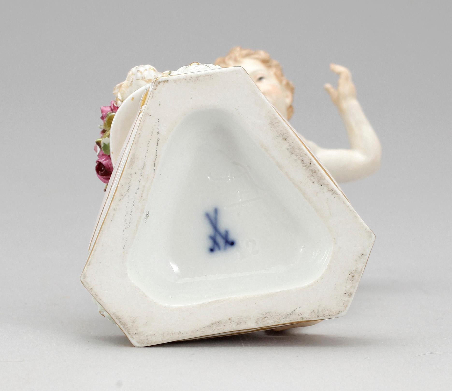 FIGURIN, porslin, Meissen, omkring år 1900.