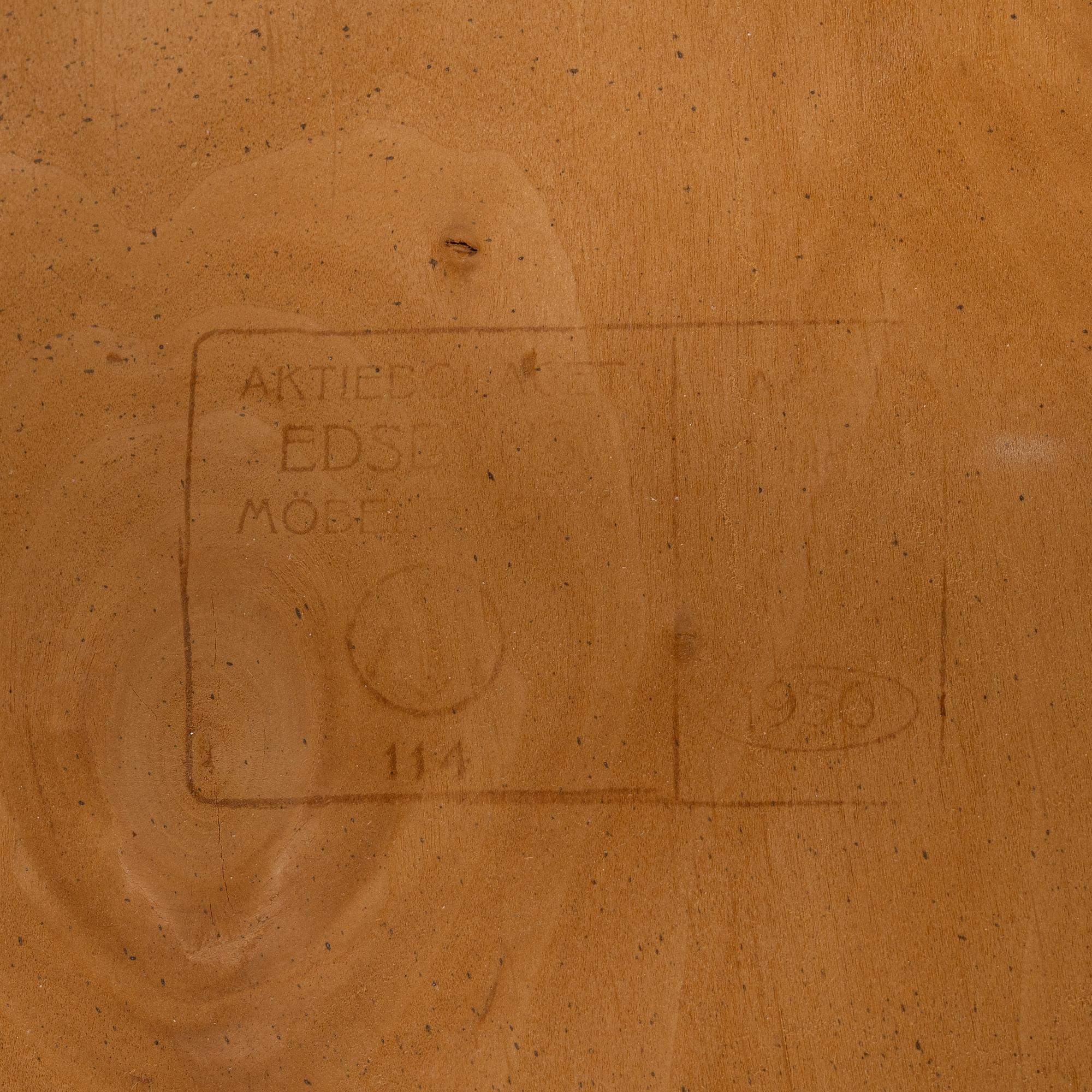 Ilmari Tapiovaara, a set of six 'Fanett' chairs from Edsbyverken, 1960's.