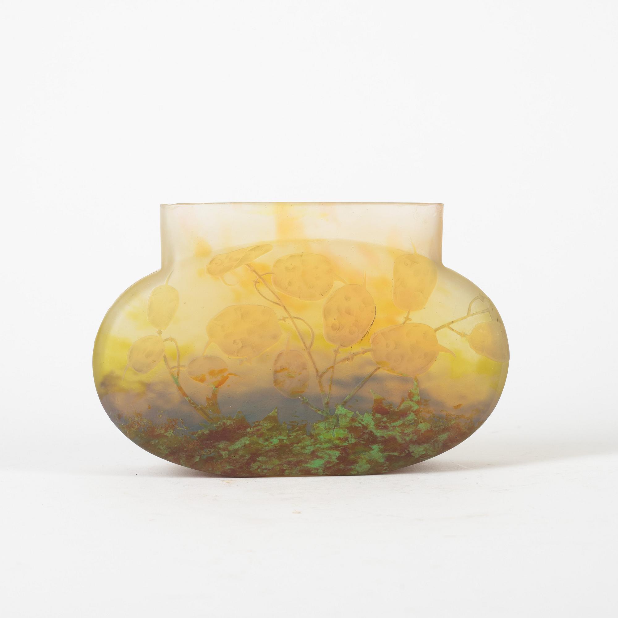 Daum, vase, Nancy, France, Art Nouveau.