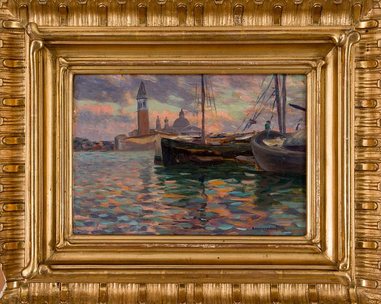 ANSHELM SCHULTZBERG, "AFTON I VENEDIG".