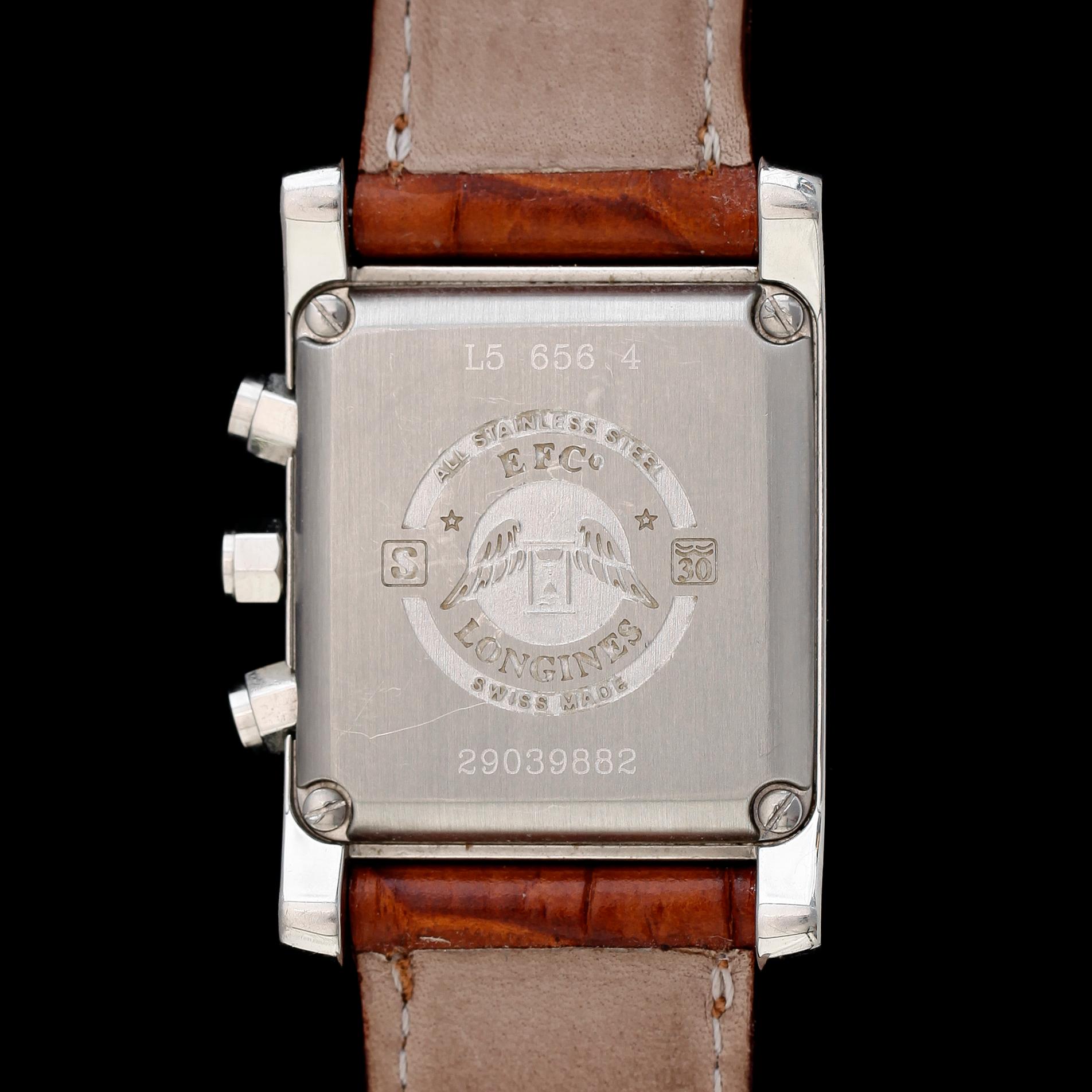 ARMBANDSUR, stål, Longines, chronograf.