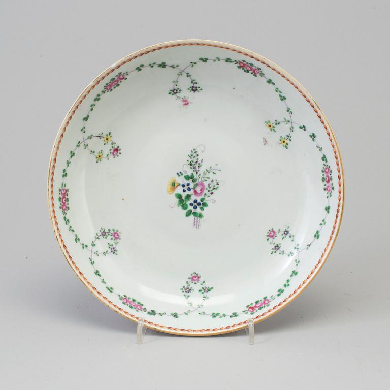 A famille rose dish, Qing dynasty, Qianlong (1736-95).