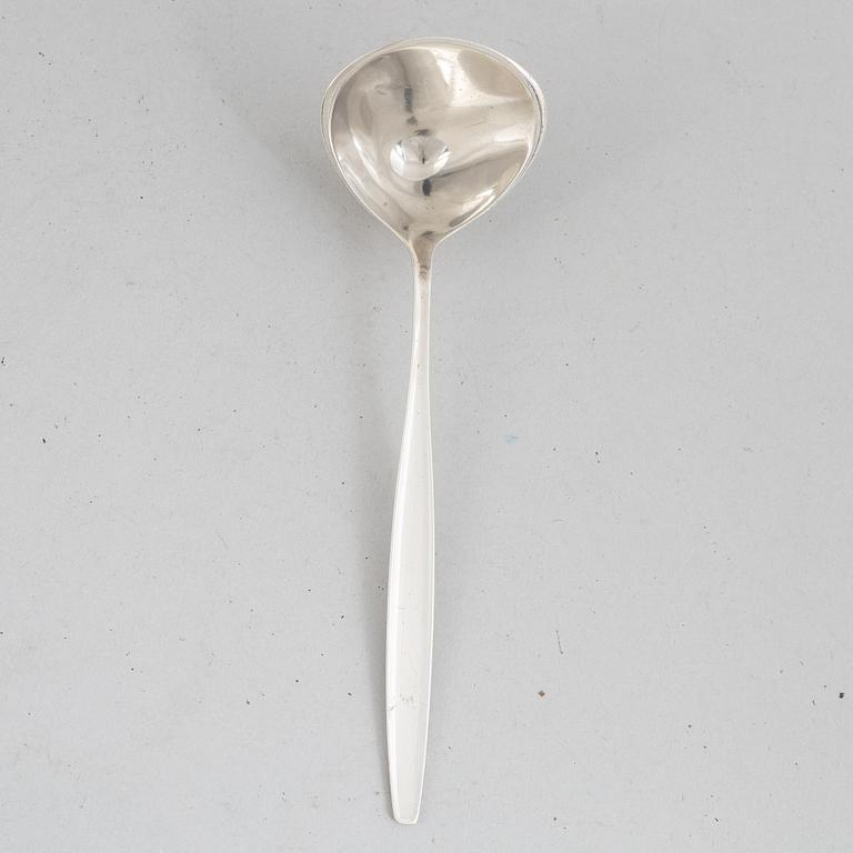 Tias Eckhoff, sauce ladle, sterling silver, "Cypress", Georg Jensen, Denmark.