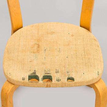 Alvar Aalto, A set of five late 20th century '69' chairs, for Artek, Finland.