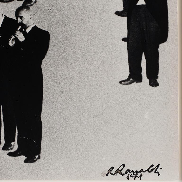 Renato Ranaldi, photo collage, signed and dated 1971.