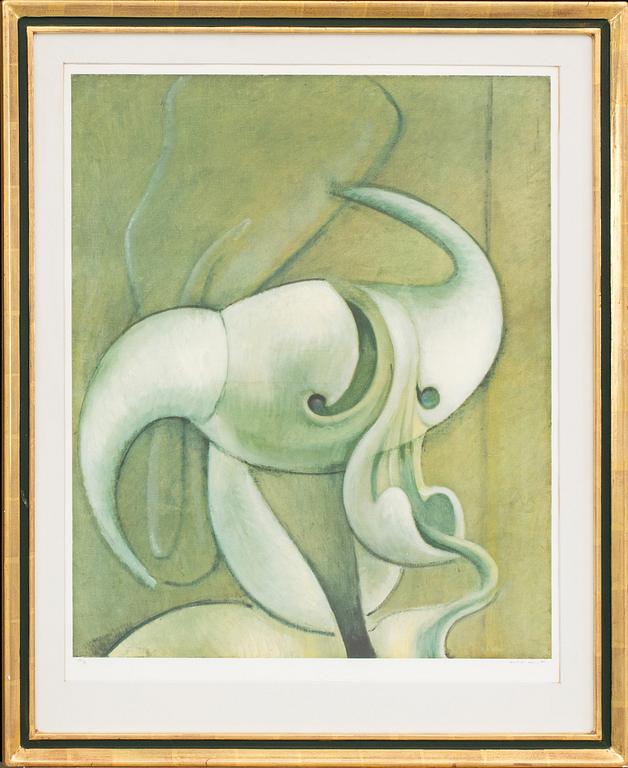 MAX ERNST, photolithographe, signed and numbered 13/96.