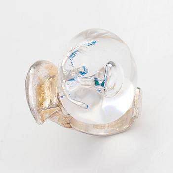 Björn Weckström, 'Man in cosmos', a sterling silver and acrylic ring. Lapponia 1970.