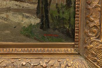 Carl Skånberg, Utanför kyrkan, Frankrike.