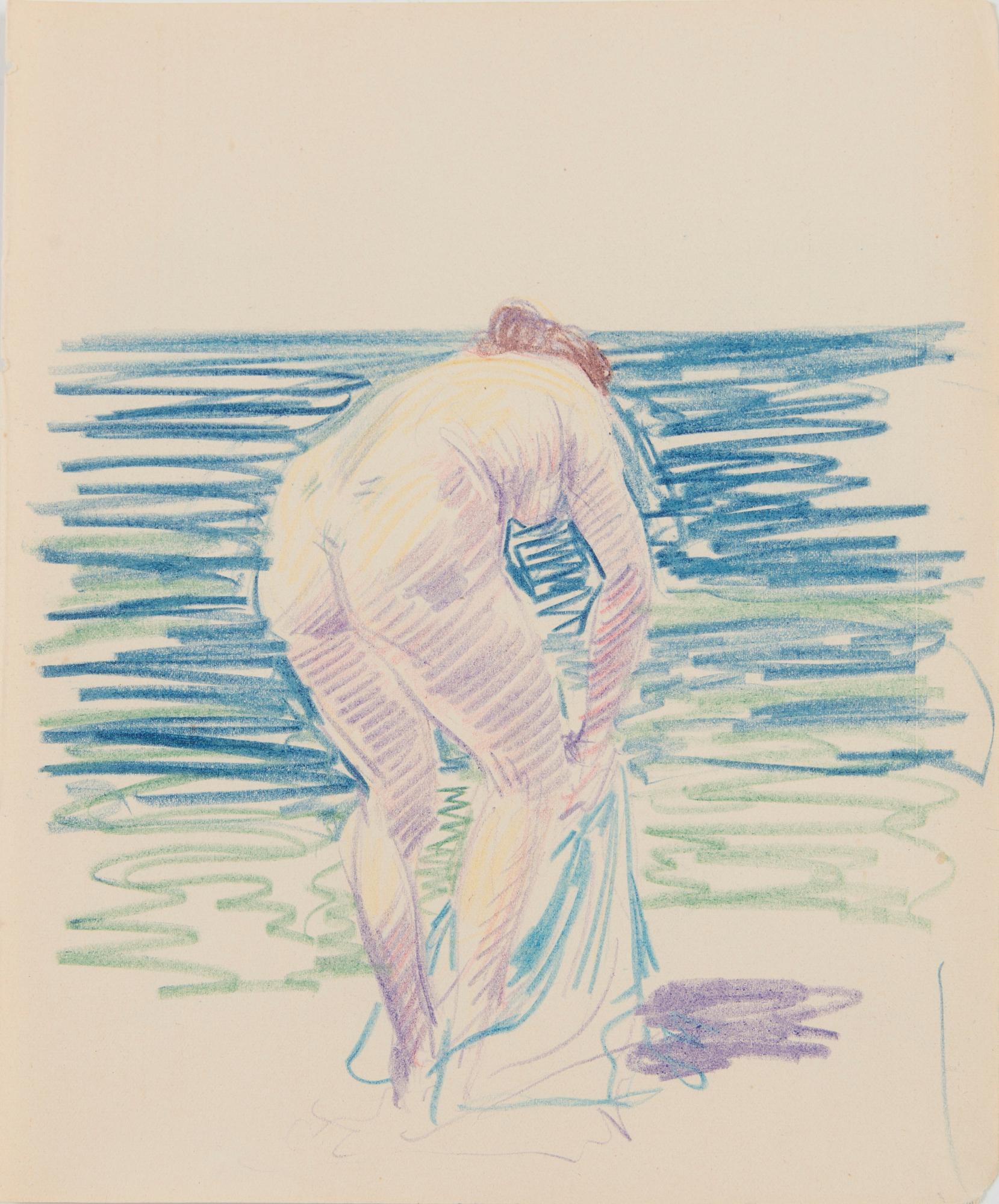 Santeri Salokivi, Ladies on the Beach, 3 pcs.