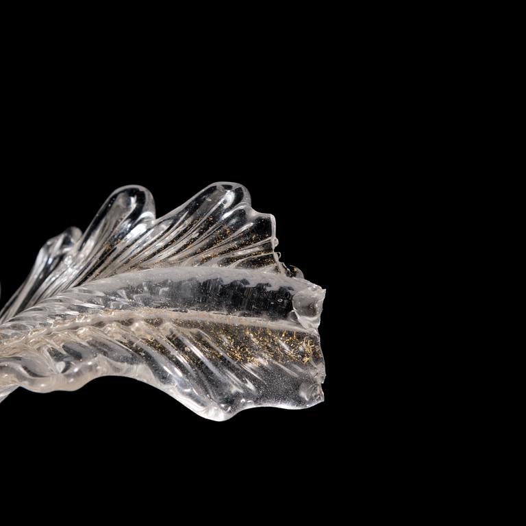 A mid-20th-century Murano glass chandelier, Italy.