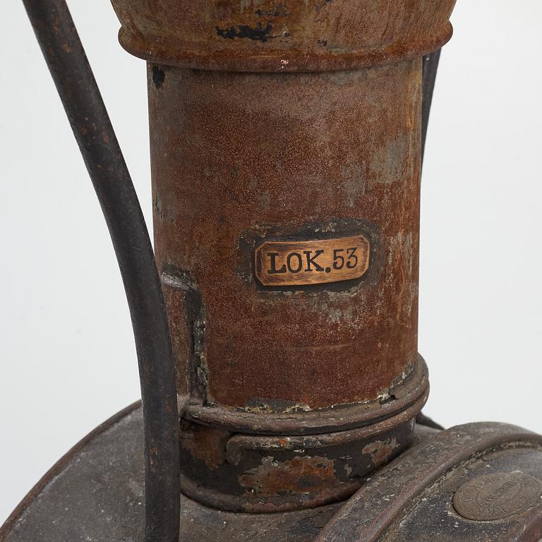 Locomotive lantern, Karlskrona Lamp Factory.