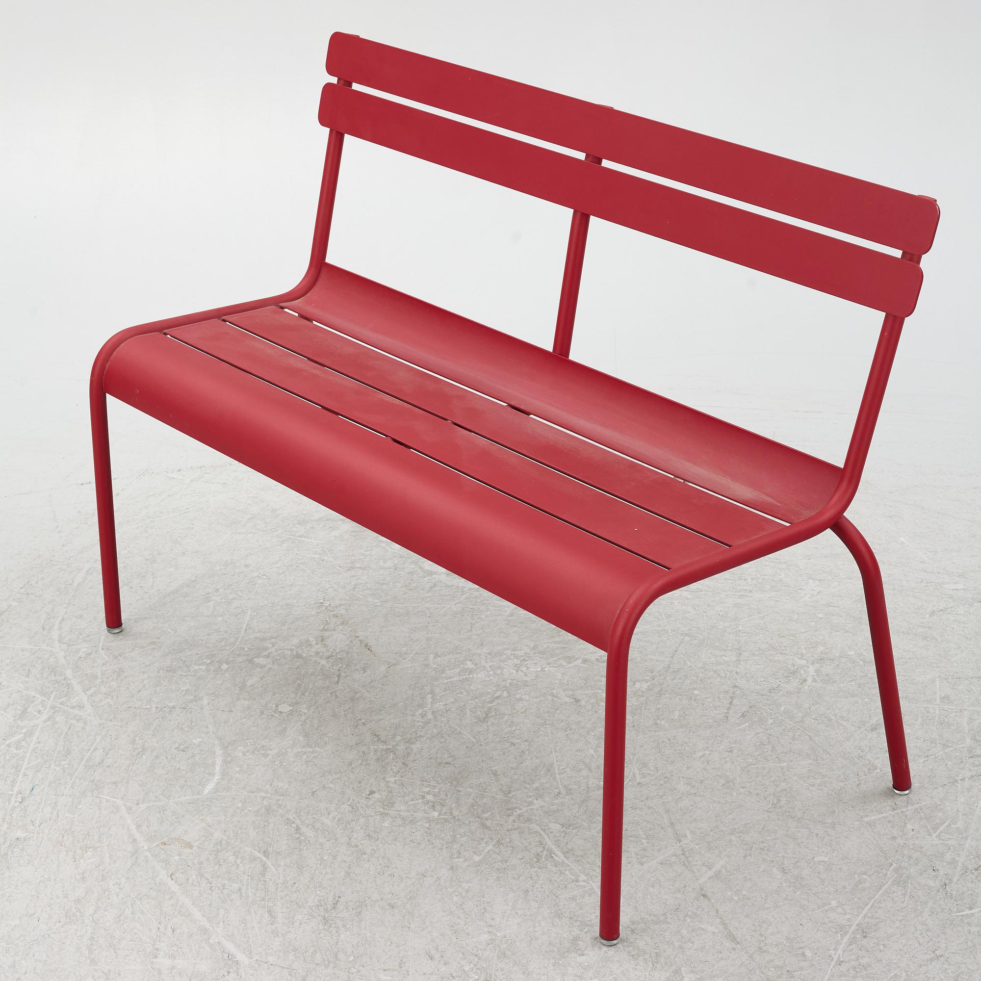 Frédéric Sofia, trädgårdssoffa, "Luxembourg", Fermob, 2000-tal.