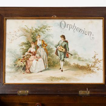 Speldosa, Orphenion, Tyskland, omkring år 1900.