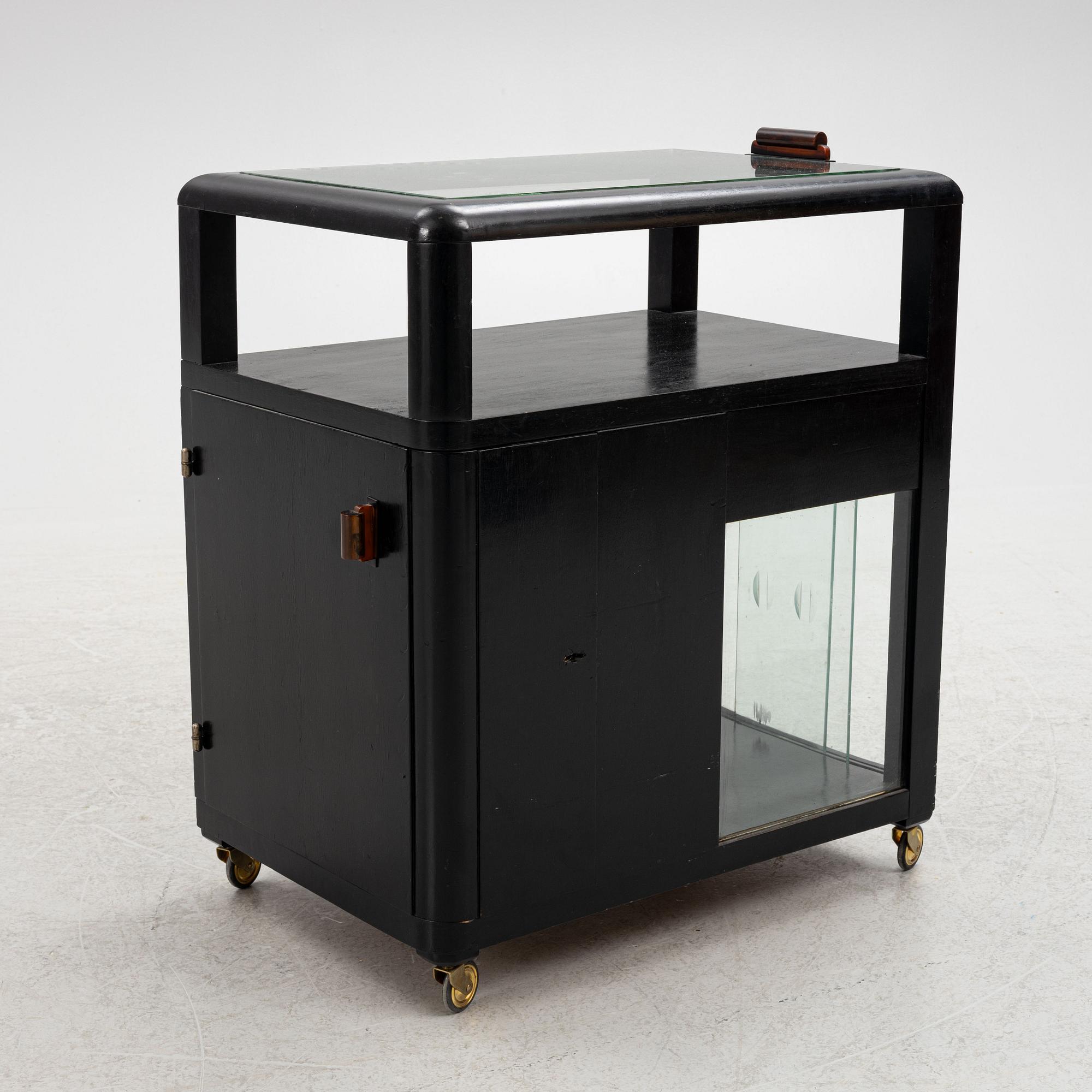 A Swedish Art Deco bar cabinet, 1930's.