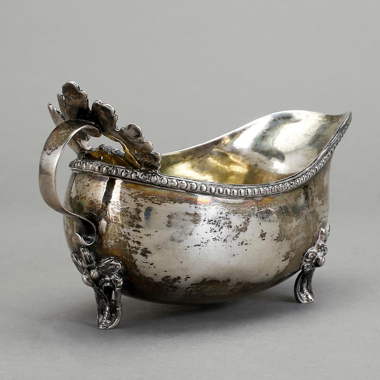 GRÄDDSNÄCKA, silver Jacob lampa, Stockholm 1780. Rokoko. Total vikt 257 gr.