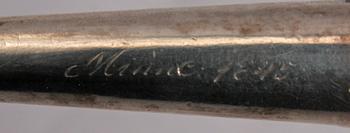 SOPPSLEV, silver, otydl stämplar.