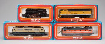 PARTI LOK, Märklin H0, 4062, 3054, 3042 och 3031. 1900-talets andra hälft.