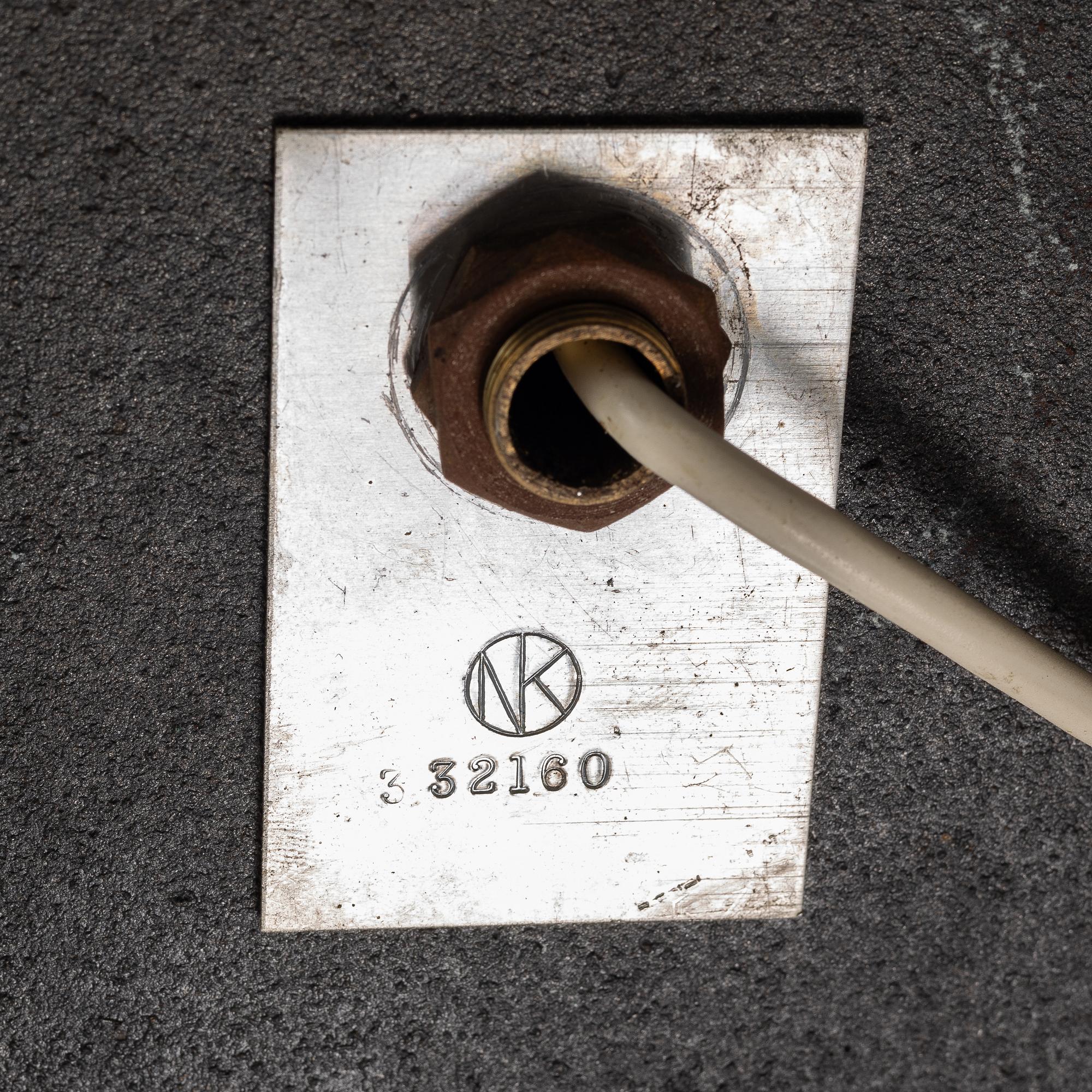 Bertil Brisborg, a pair of floor lamps, Nordiska kompaniet, 1940s.