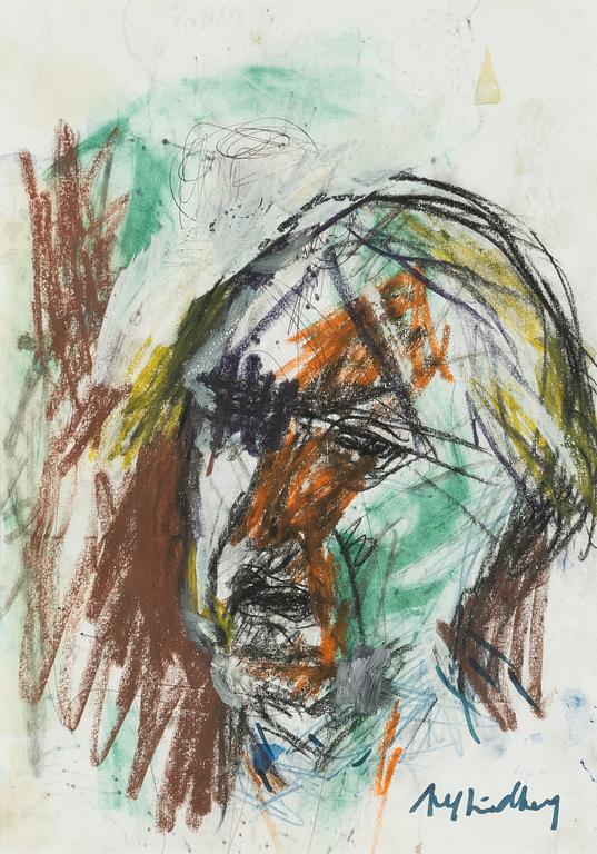 Alf Lindberg, Self-Portrait.