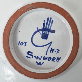 Stig Lindberg, two bowls, Gustavsberg Studio.