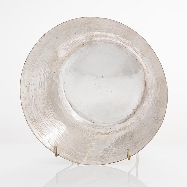 Tapio Wirkkala, Skål, sterlingsilver, stämplad TW, Kultakeskus, Tavastehus 1972.