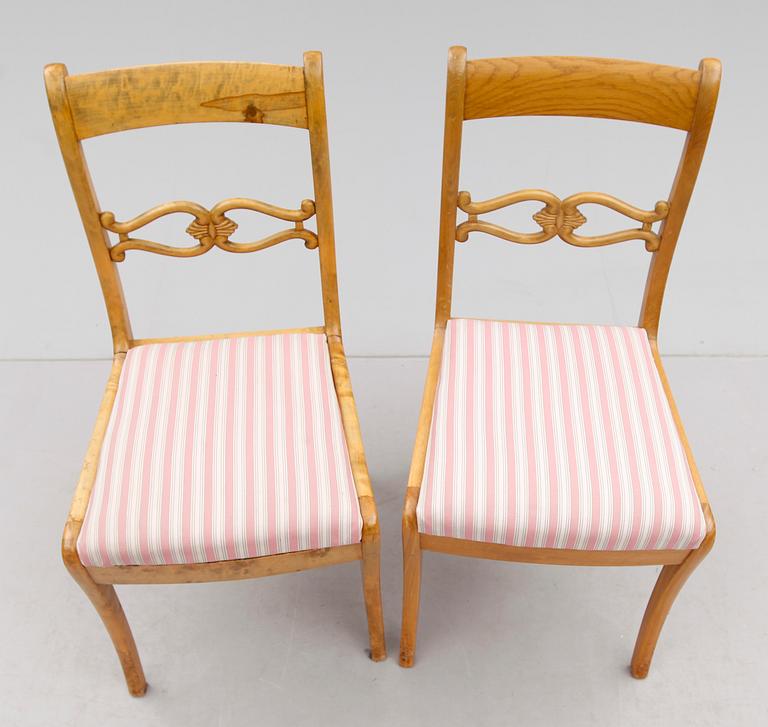STOLAR, 6 st (5+1), senempire, 1800-talets mitt.
